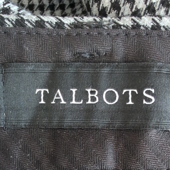 Talbots Hampshire Black and White Patterned Trousers 16       P195 - Picture 8 of 10